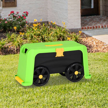 4-in-1-Gartenhocker mit Stauraum 58,5x24x29,5 cm Polypropylen